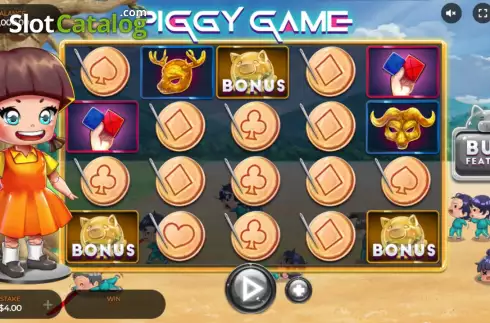Game screen. Piggy Game slot