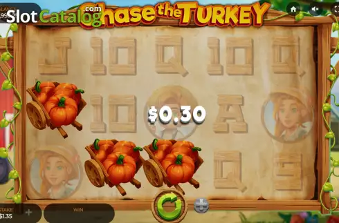 Win screen 2. Chase The Turkey slot