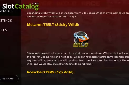 Captura de tela8. Super Wild Race slot