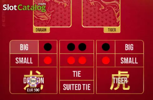 Game screen. Dragon Tiger Evolution slot