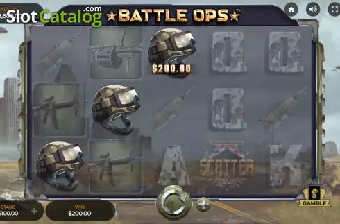 Скрин3. Battle Ops слот