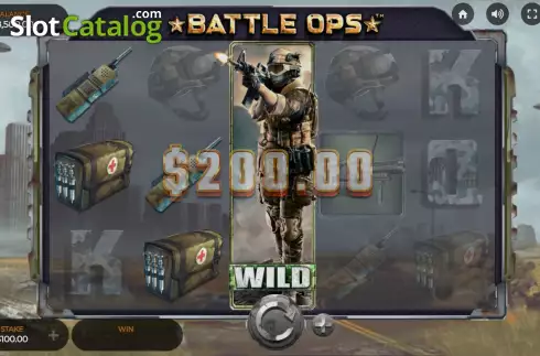Win screen 2. Battle Ops slot