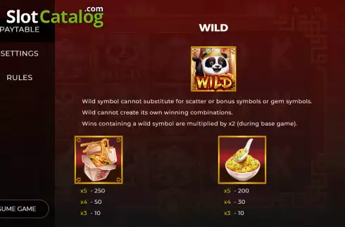 Skärmdump9. Kung Food Panda slot