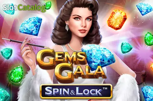 Gems Gala Spin and Lock Logo