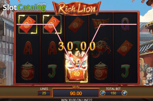 Ecran4. Rich Lion slot