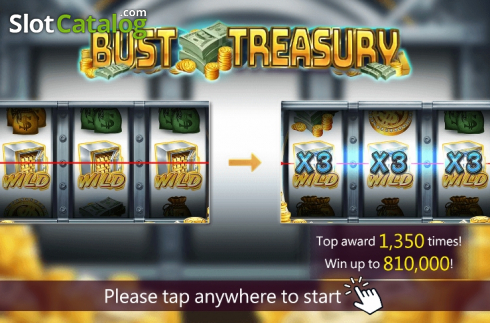 Bildschirm2. Bust Treasury slot
