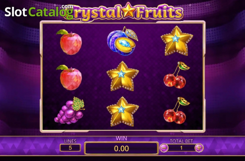 Start screen 2. Crystal Fruits (Dragoon Soft) slot