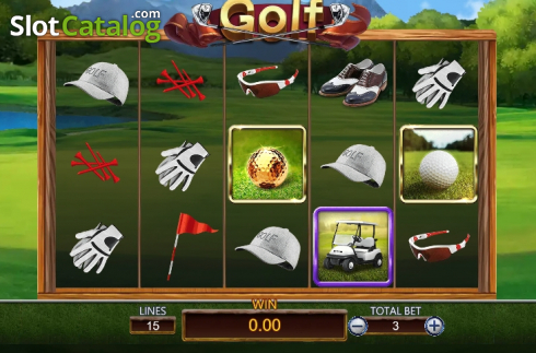 Start screen 2. Golf slot