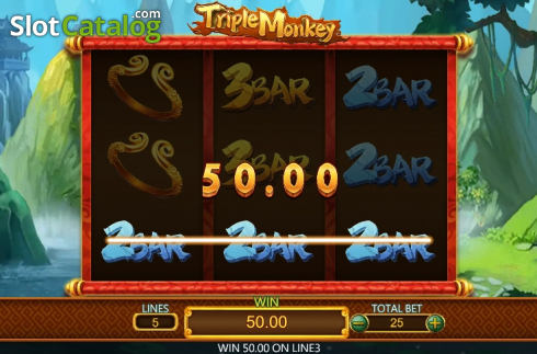 Win 1. Triple Monkey (Dragoon Soft) slot