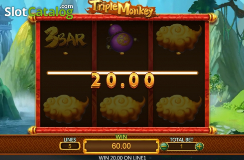 Win 2. Triple Monkey (Dragoon Soft) slot