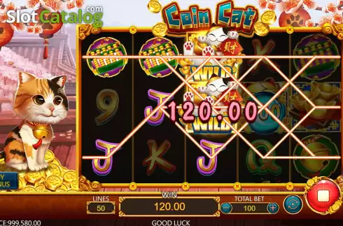 画面5. Coin Cat カジノスロット