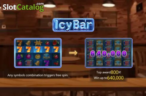 Bildschirm2. Icy Bar slot