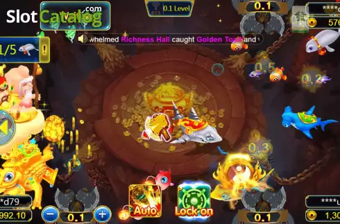 Win screen. Gods Slash Fish slot