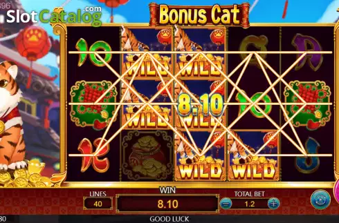 Win screen 2. Bonus Cat slot
