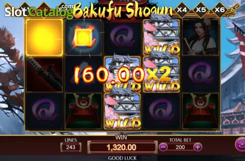 Win screen 2. Bakufu Shogun slot