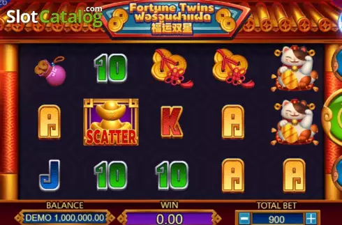 Game screen. Fortune Twins slot