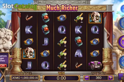 画面2. Much Richer カジノスロット