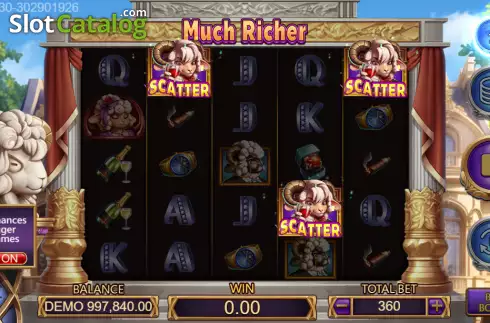 画面3. Much Richer カジノスロット