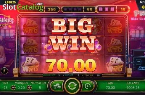 Win Screen. Casino Tycoon slot