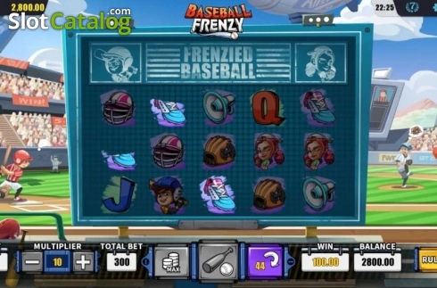 Win screen 1. Baseball Frenzy slot