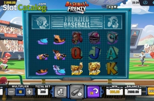 Wild screen 1. Baseball Frenzy slot