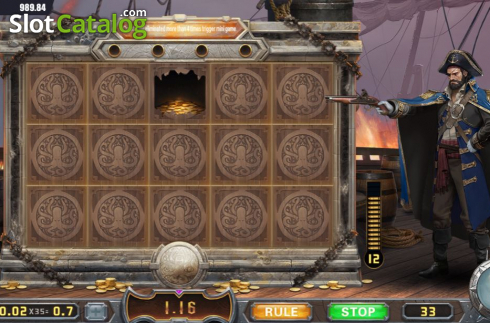 Bonus Game 1. Captain's Treasure (Dream Tech) slot