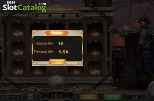 Captura de tela9. Captain's Treasure (Dream Tech) slot