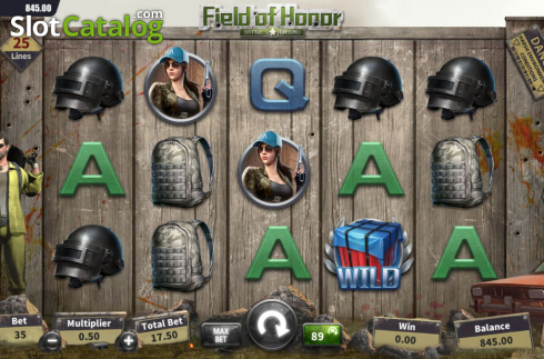 Bildschirm3. Field of Honor slot