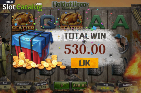 Total Win. Field of Honor slot