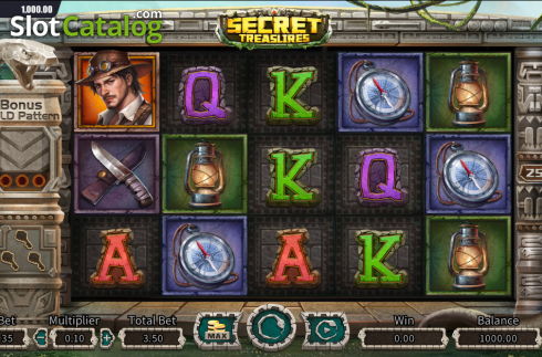 Reel Screen. Secret Treasures (Dream Tech) slot