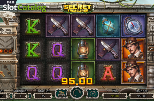 Win Screen 2. Secret Treasures (Dream Tech) slot
