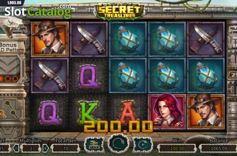 Bildschirm6. Secret Treasures (Dream Tech) slot