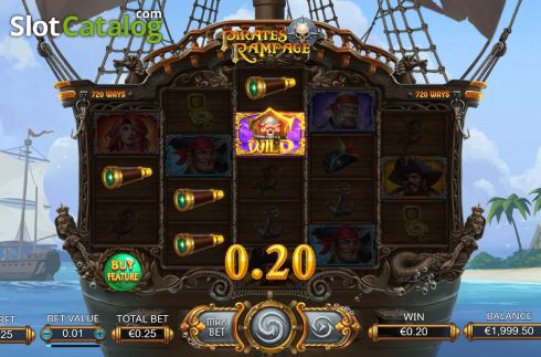 Win Screen 1. Pirates Rampage slot