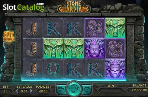 画面2. Stone Guardians カジノスロット