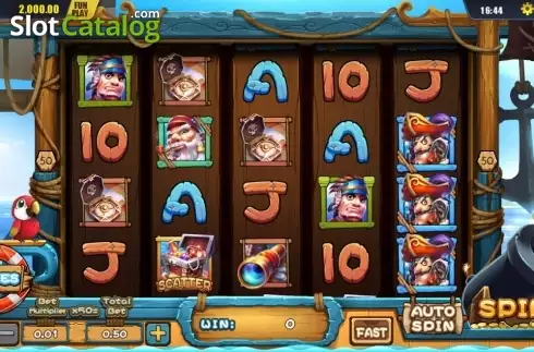 Captura de tela2. Pirates Treasure (Dream Tech) slot