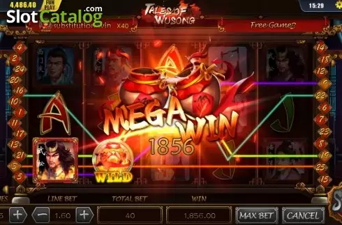 Mega Win. Tales of Wusong slot