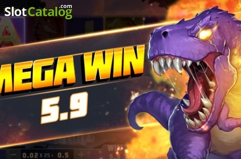 Mega Win. Dinosaur World slot