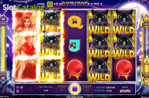画面6. Wild Fairies (Eurasian Gaming) カジノスロット