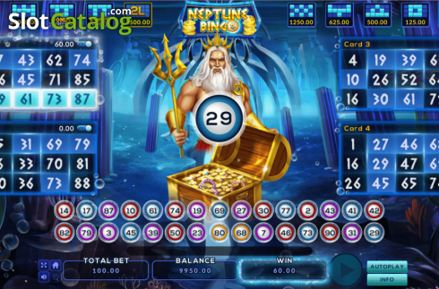 Skärmdump3. Neptune Bingo slot