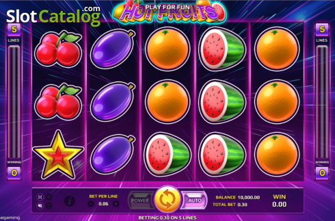 Bildschirm2. Hot Fruits (EAgaming) slot
