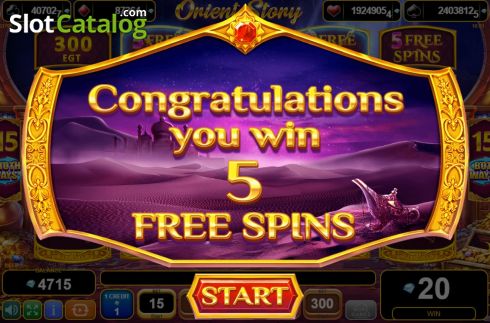 Free Spins 1. Orient Story slot