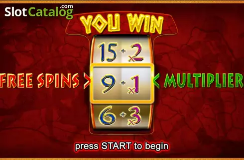 Bildschirm6. Mighty Sparta slot