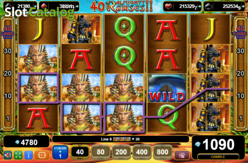Скрін3. 40 Almighty Ramses II слот