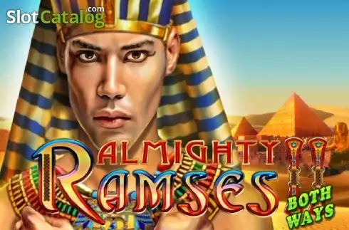 Almighty Ramses II both ways Logo