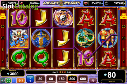 Bildschirm7. Ancient Dynasty slot