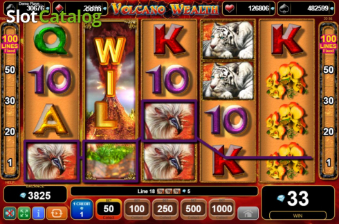 Win Screen 2. Volcano Wealth slot