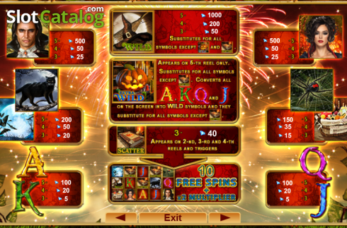 Captura de tela2. Halloween (Amusnet Interactive) slot