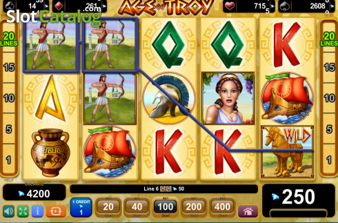 Screen8. Age of Troy slot