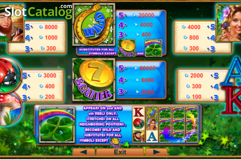 Bildschirm2. Game of Luck slot