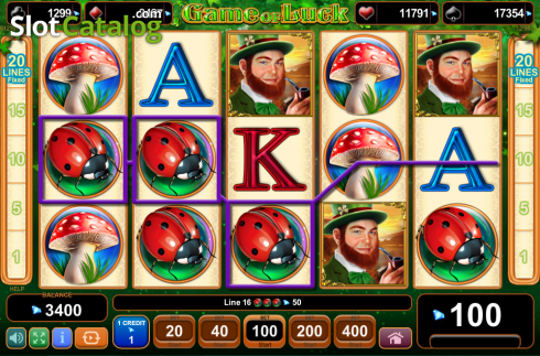 Skärmdump8. Game of Luck slot